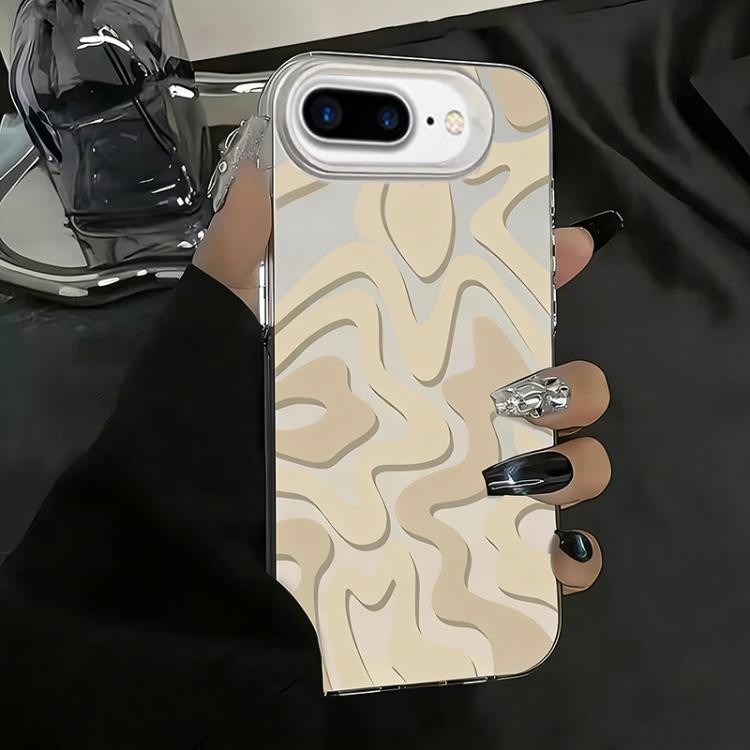 Bao điện thoại PC 2 trong 1 họa tiết sọc sóng mờ IMD, dành cho iPhone 11, iPhone 11 Pro, iPhone X / XS, iPhone XR, iPhone XS Max, iPhone 8 Plus / 7 Plus