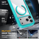 Ốp lưng điện thoại acrylic phủ toàn bộ có nam châm kèm kẹp sau, dành cho iPhone 17 Pro Max, dành cho iPhone 17 Pro, dành cho iPhone 17, dành cho iPhone Air, dành cho iPhone 16 Pro Max, dành cho iPhone 16 Pro