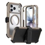 Ốp lưng điện thoại acrylic phủ toàn bộ có nam châm kèm kẹp sau, dành cho iPhone 17 Pro Max, dành cho iPhone 17 Pro, dành cho iPhone 17, dành cho iPhone Air, dành cho iPhone 16 Pro Max, dành cho iPhone 16 Pro