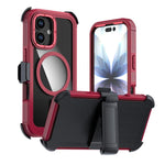 Ốp lưng điện thoại acrylic phủ toàn bộ có nam châm kèm kẹp sau, dành cho iPhone 17 Pro Max, dành cho iPhone 17 Pro, dành cho iPhone 17, dành cho iPhone Air, dành cho iPhone 16 Pro Max, dành cho iPhone 16 Pro