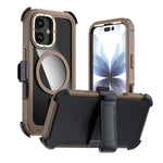 Ốp lưng điện thoại acrylic phủ toàn bộ có nam châm kèm kẹp sau, dành cho iPhone 17 Pro Max, dành cho iPhone 17 Pro, dành cho iPhone 17, dành cho iPhone Air, dành cho iPhone 16 Pro Max, dành cho iPhone 16 Pro