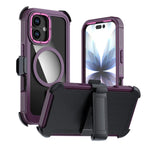 Ốp lưng điện thoại acrylic phủ toàn bộ có nam châm kèm kẹp sau, dành cho iPhone 17 Pro Max, dành cho iPhone 17 Pro, dành cho iPhone 17, dành cho iPhone Air, dành cho iPhone 16 Pro Max, dành cho iPhone 16 Pro