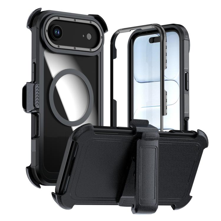Ốp lưng điện thoại acrylic phủ toàn bộ có nam châm kèm kẹp sau, dành cho iPhone 17 Pro Max, dành cho iPhone 17 Pro, dành cho iPhone 17, dành cho iPhone Air, dành cho iPhone 16 Pro Max, dành cho iPhone 16 Pro