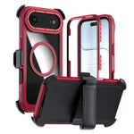 Ốp lưng điện thoại acrylic phủ toàn bộ có nam châm kèm kẹp sau, dành cho iPhone 17 Pro Max, dành cho iPhone 17 Pro, dành cho iPhone 17, dành cho iPhone Air, dành cho iPhone 16 Pro Max, dành cho iPhone 16 Pro