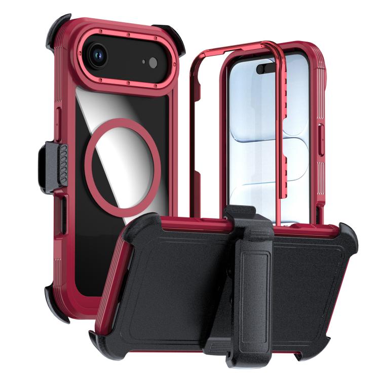 Ốp lưng điện thoại acrylic phủ toàn bộ có nam châm kèm kẹp sau, dành cho iPhone 17 Pro Max, dành cho iPhone 17 Pro, dành cho iPhone 17, dành cho iPhone Air, dành cho iPhone 16 Pro Max, dành cho iPhone 16 Pro