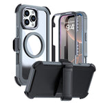 Ốp lưng điện thoại acrylic phủ toàn bộ có nam châm kèm kẹp sau, dành cho iPhone 17 Pro Max, dành cho iPhone 17 Pro, dành cho iPhone 17, dành cho iPhone Air, dành cho iPhone 16 Pro Max, dành cho iPhone 16 Pro