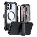 Ốp lưng điện thoại acrylic phủ toàn bộ có nam châm kèm kẹp sau, dành cho iPhone 16 Plus, dành cho iPhone 16, dành cho iPhone 15 Pro Max, dành cho iPhone 15 Pro, dành cho iPhone 15 Plus / 14 Plus, dành cho iPhone 15