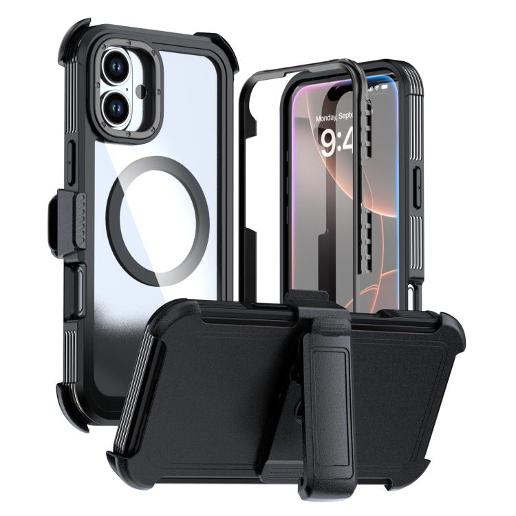 Ốp lưng điện thoại acrylic phủ toàn bộ có nam châm kèm kẹp sau, dành cho iPhone 16 Plus, dành cho iPhone 16, dành cho iPhone 15 Pro Max, dành cho iPhone 15 Pro, dành cho iPhone 15 Plus / 14 Plus, dành cho iPhone 15