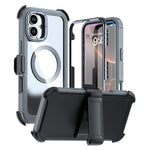 Ốp lưng điện thoại acrylic phủ toàn bộ có nam châm kèm kẹp sau, dành cho iPhone 16 Plus, dành cho iPhone 16, dành cho iPhone 15 Pro Max, dành cho iPhone 15 Pro, dành cho iPhone 15 Plus / 14 Plus, dành cho iPhone 15