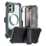Ốp lưng điện thoại acrylic phủ toàn bộ có nam châm kèm kẹp sau, dành cho iPhone 16 Plus, dành cho iPhone 16, dành cho iPhone 15 Pro Max, dành cho iPhone 15 Pro, dành cho iPhone 15 Plus / 14 Plus, dành cho iPhone 15