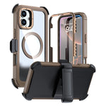 Ốp lưng điện thoại acrylic phủ toàn bộ có nam châm kèm kẹp sau, dành cho iPhone 16 Plus, dành cho iPhone 16, dành cho iPhone 15 Pro Max, dành cho iPhone 15 Pro, dành cho iPhone 15 Plus / 14 Plus, dành cho iPhone 15
