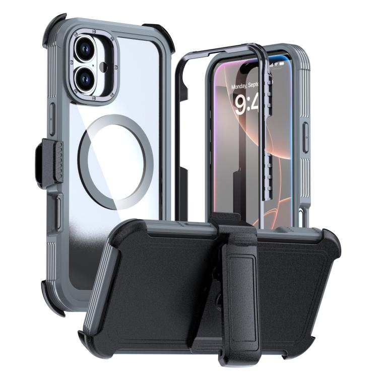 Ốp lưng điện thoại acrylic phủ toàn bộ có nam châm kèm kẹp sau, dành cho iPhone 16 Plus, dành cho iPhone 16, dành cho iPhone 15 Pro Max, dành cho iPhone 15 Pro, dành cho iPhone 15 Plus / 14 Plus, dành cho iPhone 15