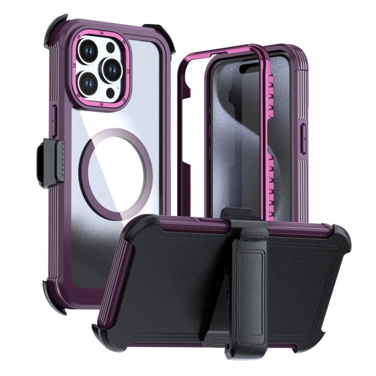 Ốp lưng điện thoại acrylic phủ toàn bộ có nam châm kèm kẹp sau, dành cho iPhone 16 Plus, dành cho iPhone 16, dành cho iPhone 15 Pro Max, dành cho iPhone 15 Pro, dành cho iPhone 15 Plus / 14 Plus, dành cho iPhone 15