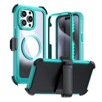 Ốp lưng điện thoại acrylic phủ toàn bộ có nam châm kèm kẹp sau, dành cho iPhone 16 Plus, dành cho iPhone 16, dành cho iPhone 15 Pro Max, dành cho iPhone 15 Pro, dành cho iPhone 15 Plus / 14 Plus, dành cho iPhone 15