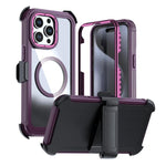 Ốp lưng điện thoại acrylic phủ toàn bộ có nam châm kèm kẹp sau, dành cho iPhone 16 Plus, dành cho iPhone 16, dành cho iPhone 15 Pro Max, dành cho iPhone 15 Pro, dành cho iPhone 15 Plus / 14 Plus, dành cho iPhone 15