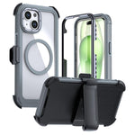 Ốp lưng điện thoại acrylic phủ toàn bộ có nam châm kèm kẹp sau, dành cho iPhone 16 Plus, dành cho iPhone 16, dành cho iPhone 15 Pro Max, dành cho iPhone 15 Pro, dành cho iPhone 15 Plus / 14 Plus, dành cho iPhone 15