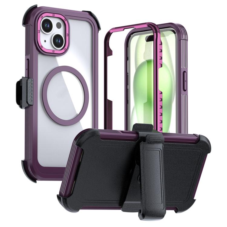 Ốp lưng điện thoại acrylic phủ toàn bộ có nam châm kèm kẹp sau, dành cho iPhone 16 Plus, dành cho iPhone 16, dành cho iPhone 15 Pro Max, dành cho iPhone 15 Pro, dành cho iPhone 15 Plus / 14 Plus, dành cho iPhone 15