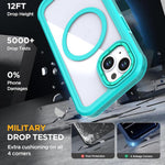 Ốp lưng điện thoại nam châm acrylic bảo vệ toàn diện có kẹp sau, dành cho iPhone 14 / 13, iPhone 14 Pro, iPhone 14 Pro Max, iPhone 13 Pro Max, iPhone 13 Pro, iPhone 12 / 12 Pro