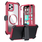 Ốp lưng điện thoại nam châm acrylic bảo vệ toàn diện có kẹp sau, dành cho iPhone 14 / 13, iPhone 14 Pro, iPhone 14 Pro Max, iPhone 13 Pro Max, iPhone 13 Pro, iPhone 12 / 12 Pro