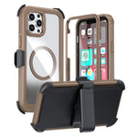 Ốp lưng điện thoại nam châm acrylic bảo vệ toàn diện có kẹp sau, dành cho iPhone 14 / 13, iPhone 14 Pro, iPhone 14 Pro Max, iPhone 13 Pro Max, iPhone 13 Pro, iPhone 12 / 12 Pro