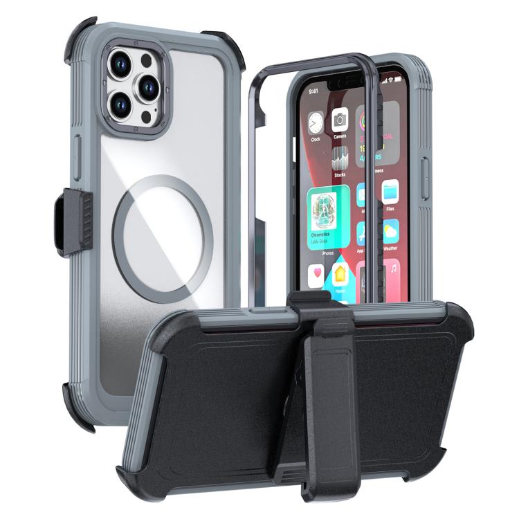 Ốp lưng điện thoại acrylic phủ toàn bộ có nam châm kèm kẹp sau, dành cho iPhone 12 Pro Max