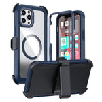 Ốp lưng điện thoại acrylic phủ toàn bộ có nam châm kèm kẹp sau, dành cho iPhone 12 Pro Max