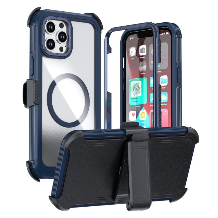 Ốp lưng điện thoại acrylic phủ toàn bộ có nam châm kèm kẹp sau, dành cho iPhone 12 Pro Max