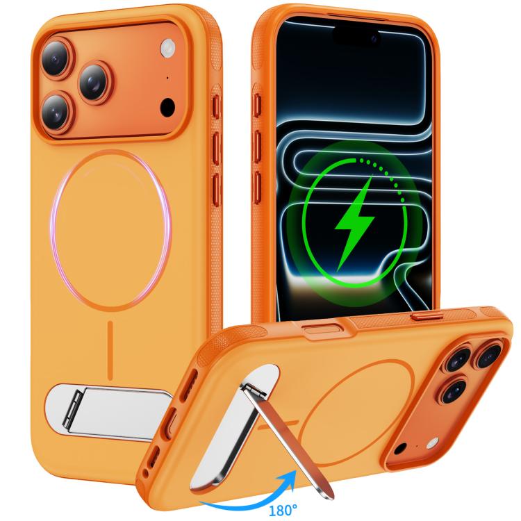 Ốp lưng điện thoại từ tính giả gốc hai màu có giá đỡ, dành cho iPhone 17 Pro Max, iPhone 17 Pro
