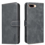 Ốp điện thoại da thuần chay vân da bê màu trơn chống RFID, Dành cho iPhone XS Max, Dành cho iPhone 6 Plus/7 Plus/8 Plus, Dành cho iPhone 6 / 7 / 8