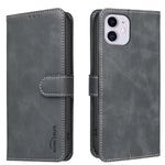 Ốp điện thoại da thuần chay vân da bê màu trơn chống RFID, Dành cho iPhone XS Max, Dành cho iPhone 6 Plus/7 Plus/8 Plus, Dành cho iPhone 6 / 7 / 8