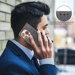 Ốp điện thoại da thuần chay vân da bê màu trơn chống RFID, Dành cho iPhone XS Max, Dành cho iPhone 6 Plus/7 Plus/8 Plus, Dành cho iPhone 6 / 7 / 8
