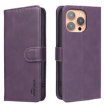Ốp điện thoại da thuần chay vân da bê màu trơn chống RFID, Dành cho iPhone XS Max, Dành cho iPhone 6 Plus/7 Plus/8 Plus, Dành cho iPhone 6 / 7 / 8