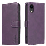 Ốp điện thoại da thuần chay vân da bê màu trơn chống RFID, Dành cho iPhone XS Max, Dành cho iPhone 6 Plus/7 Plus/8 Plus, Dành cho iPhone 6 / 7 / 8