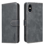 Ốp điện thoại da thuần chay vân da bê màu trơn chống RFID, Dành cho iPhone XS Max, Dành cho iPhone 6 Plus/7 Plus/8 Plus, Dành cho iPhone 6 / 7 / 8