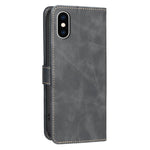 Ốp điện thoại da thuần chay vân da bê màu trơn chống RFID, Dành cho iPhone XS Max, Dành cho iPhone 6 Plus/7 Plus/8 Plus, Dành cho iPhone 6 / 7 / 8