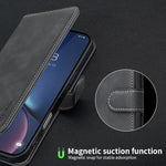 Ốp điện thoại da thuần chay vân da bê màu trơn chống RFID, Dành cho iPhone XS Max, Dành cho iPhone 6 Plus/7 Plus/8 Plus, Dành cho iPhone 6 / 7 / 8
