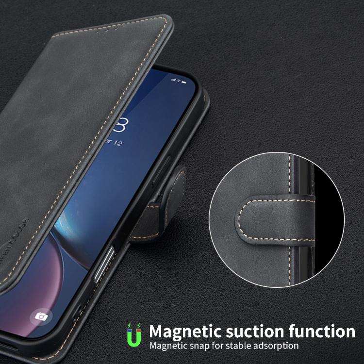 Ốp điện thoại da thuần chay vân da bê màu trơn chống RFID, Dành cho iPhone XS Max, Dành cho iPhone 6 Plus/7 Plus/8 Plus, Dành cho iPhone 6 / 7 / 8