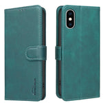 Ốp điện thoại da thuần chay vân da bê màu trơn chống RFID, Dành cho iPhone XS Max, Dành cho iPhone 6 Plus/7 Plus/8 Plus, Dành cho iPhone 6 / 7 / 8