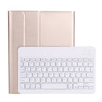 A098BS Ốp bảo vệ bàn phím Bluetooth có đèn nền siêu mỏng tháo rời cho iPad Air 11 2024 / 2025 / Air 4 10.9 inch 2020, có giá đỡ & khe cắm bút, A098BS
