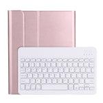 A098BS Ốp bảo vệ bàn phím Bluetooth có đèn nền siêu mỏng tháo rời cho iPad Air 11 2024 / 2025 / Air 4 10.9 inch 2020, có giá đỡ & khe cắm bút, A098BS