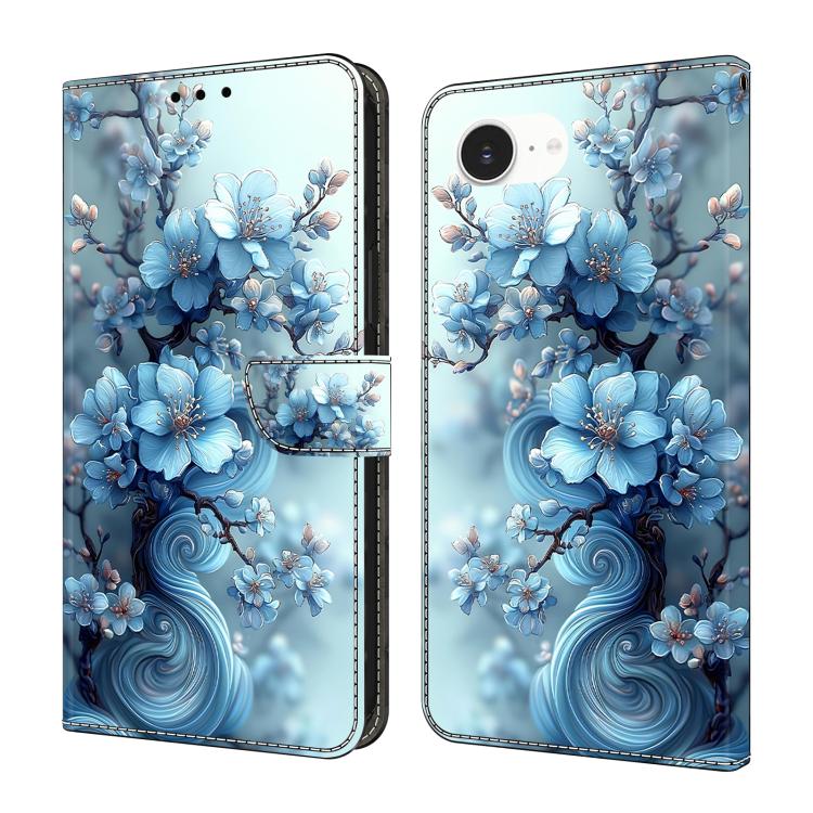 Ốp lưng điện thoại da thuần chay sơn giống pha lê, dành cho iPhone 17e / 16e, iPhone 17 Pro Max, iPhone 17 Pro, iPhone 17