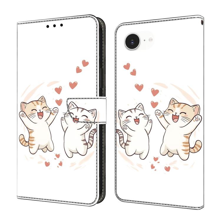 Ốp lưng điện thoại da thuần chay sơn giống pha lê, dành cho iPhone 17e / 16e, iPhone 17 Pro Max, iPhone 17 Pro, iPhone 17