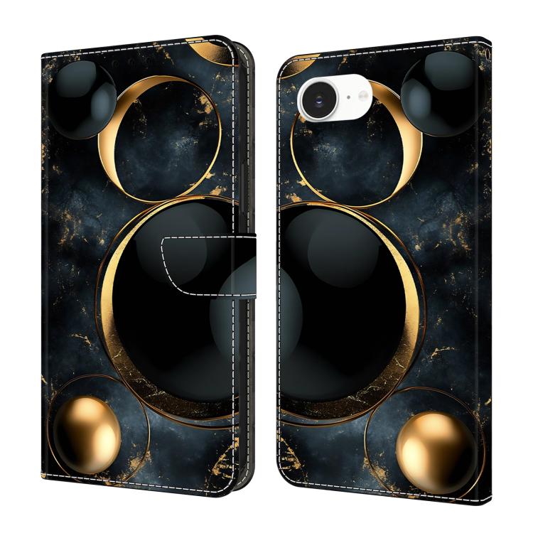 Ốp lưng điện thoại da thuần chay sơn giống pha lê, dành cho iPhone 17e / 16e, iPhone 17 Pro Max, iPhone 17 Pro, iPhone 17