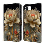 Ốp lưng điện thoại da thuần chay sơn giống pha lê, dành cho iPhone 17e / 16e, iPhone 17 Pro Max, iPhone 17 Pro, iPhone 17