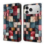Ốp lưng điện thoại da thuần chay sơn giống pha lê, dành cho iPhone 17e / 16e, iPhone 17 Pro Max, iPhone 17 Pro, iPhone 17