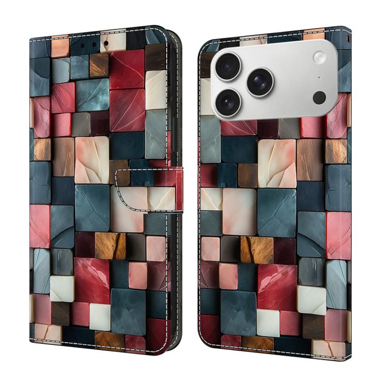Ốp lưng điện thoại da thuần chay sơn giống pha lê, dành cho iPhone 17e / 16e, iPhone 17 Pro Max, iPhone 17 Pro, iPhone 17