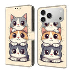 Ốp lưng điện thoại da thuần chay sơn giống pha lê, dành cho iPhone 17e / 16e, iPhone 17 Pro Max, iPhone 17 Pro, iPhone 17