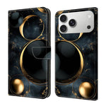 Ốp lưng điện thoại da thuần chay sơn giống pha lê, dành cho iPhone 17e / 16e, iPhone 17 Pro Max, iPhone 17 Pro, iPhone 17