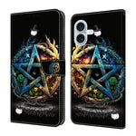 Ốp lưng điện thoại da thuần chay sơn giống pha lê, dành cho iPhone 17e / 16e, iPhone 17 Pro Max, iPhone 17 Pro, iPhone 17