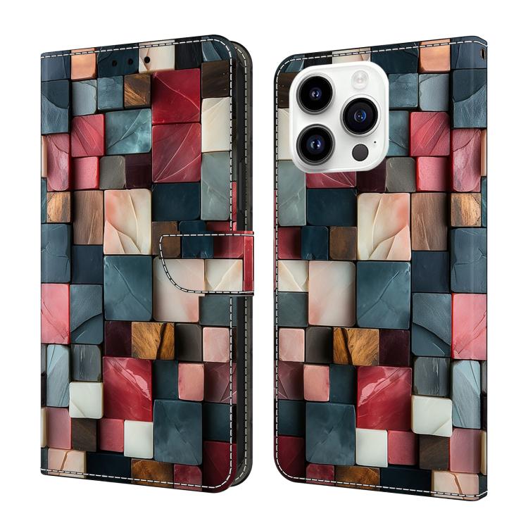 Ốp lưng điện thoại da thuần chay sơn giống pha lê, dành cho iPhone 15 Pro Max, iPhone 15 Pro, iPhone 14 / 13, iPhone 14 Pro